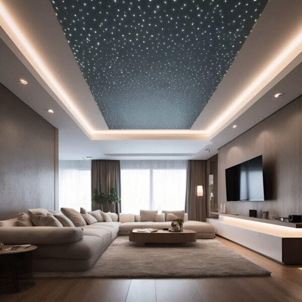 Teto Estrelado Original Iluminação Branco Fibra Ótica 200pts - Image 4